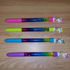 Water Glitter Gel Pen Beautiful Designer Pen Best Gift for Kids Best Return Gift for Students (Set of of 4)